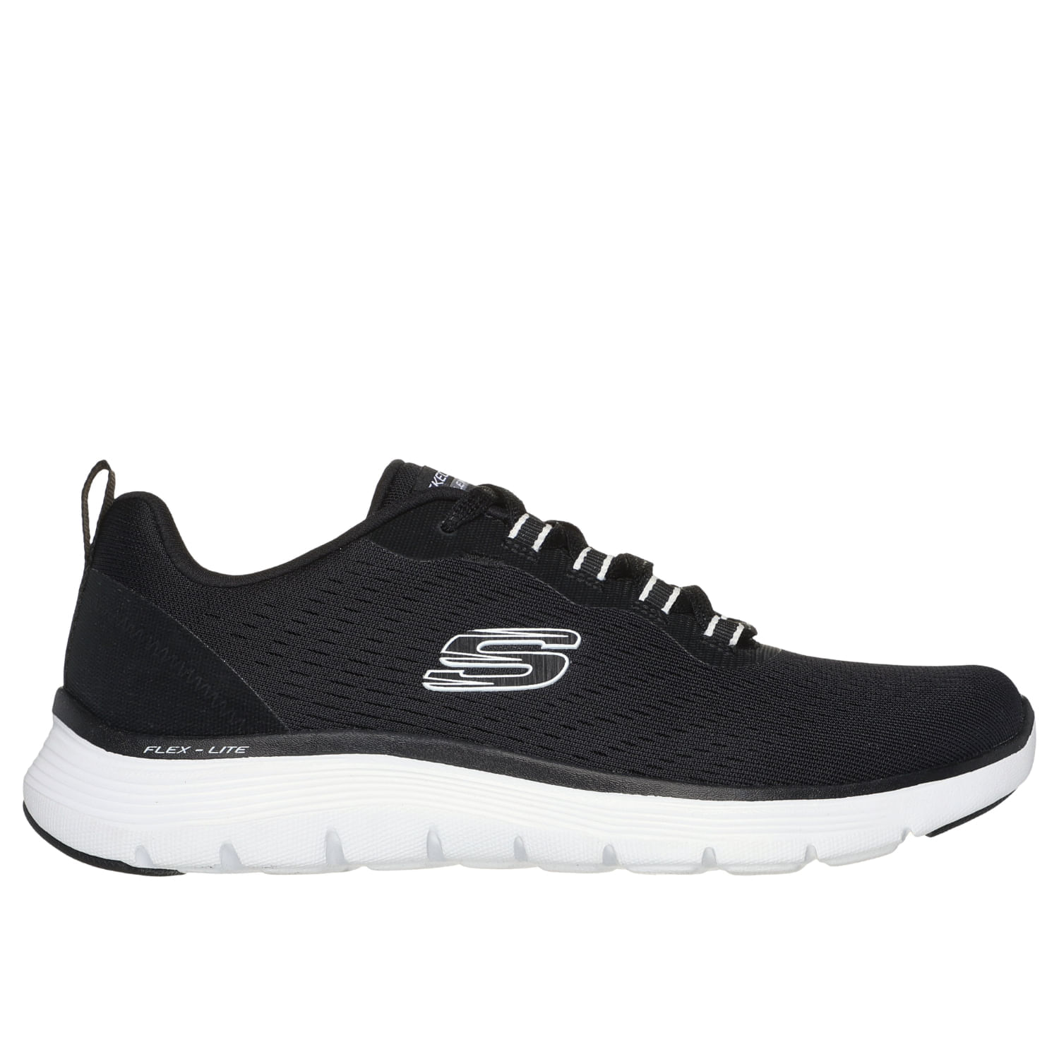 Zapatillas Running Skechers Mujer Flex Appeal 5.0 150201-Bkw Negro