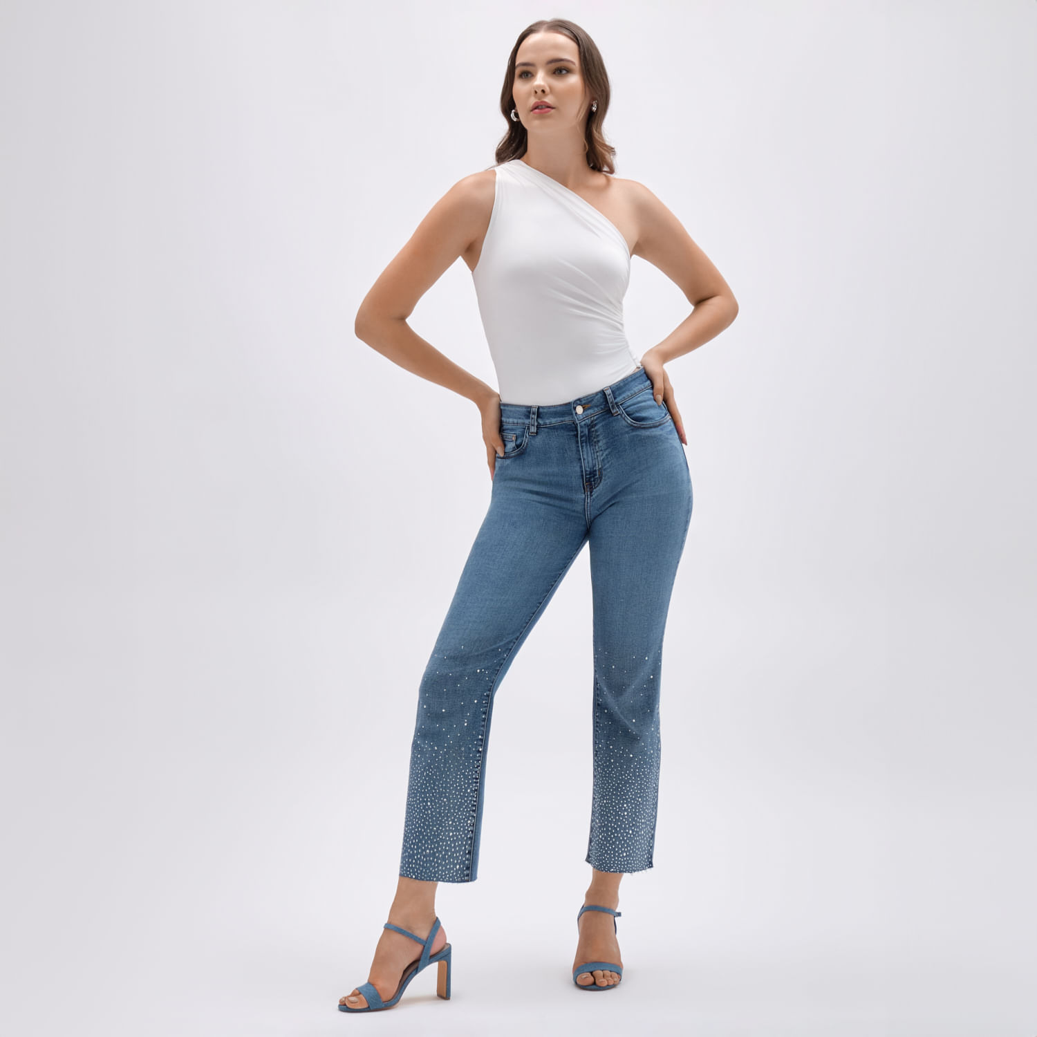Jean Mujer Symbol Straight Selena