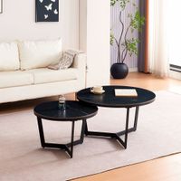 Mesas De Centro Elio Set X2 Negro
