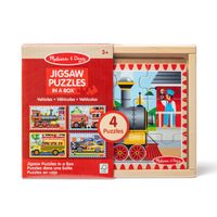 Rompecabezas En Caja 4 En 1 Melissa & Doug Vehículos