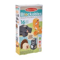 Set De Bloques Melissa & Doug Animales Del Bosque 16 Piezas