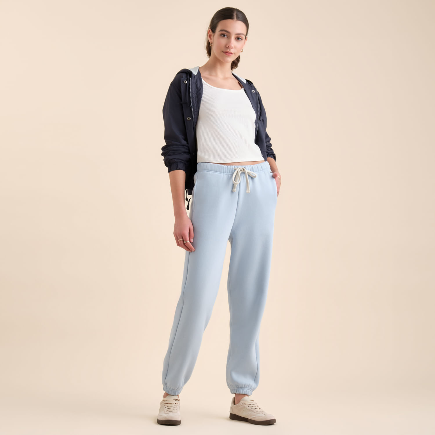 Pantalon De Buzo Mujer Amc Cordon