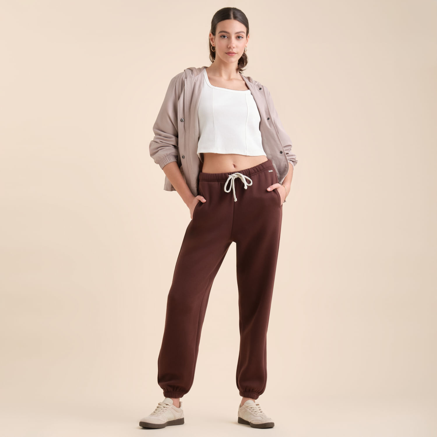 Pantalon De Buzo Mujer Amc Cordon