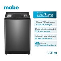 Lavadora Automática Mabe 21 kg LMA1220WDGBB0 Blanco