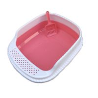 ARENEROS PARA GATOS CON PALA CERNIDORA ROSADO