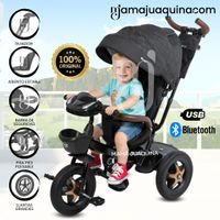 Triciclo Guiador Giratorio «SALAN» Edición Limitada Negro