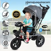 Triciclo Guiador Giratorio «SALAN» Edición Limitada Gris