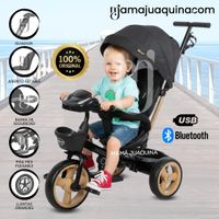 Triciclo Guiador Giratorio «WUNDER» Edición Limitada Negro