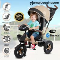 Triciclo Guiador Giratorio «SALAN» Edición Limitada Beige