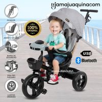 Triciclo Guiador Giratorio «WUNDER» Edición Limitada Gris