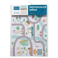 Set de Individuales DECO HOME x2 Race Cars