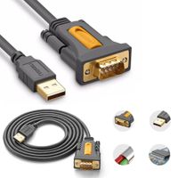 Cable Adaptador USB a Serie RS232 DB9 Serial 3 metros UGREEN