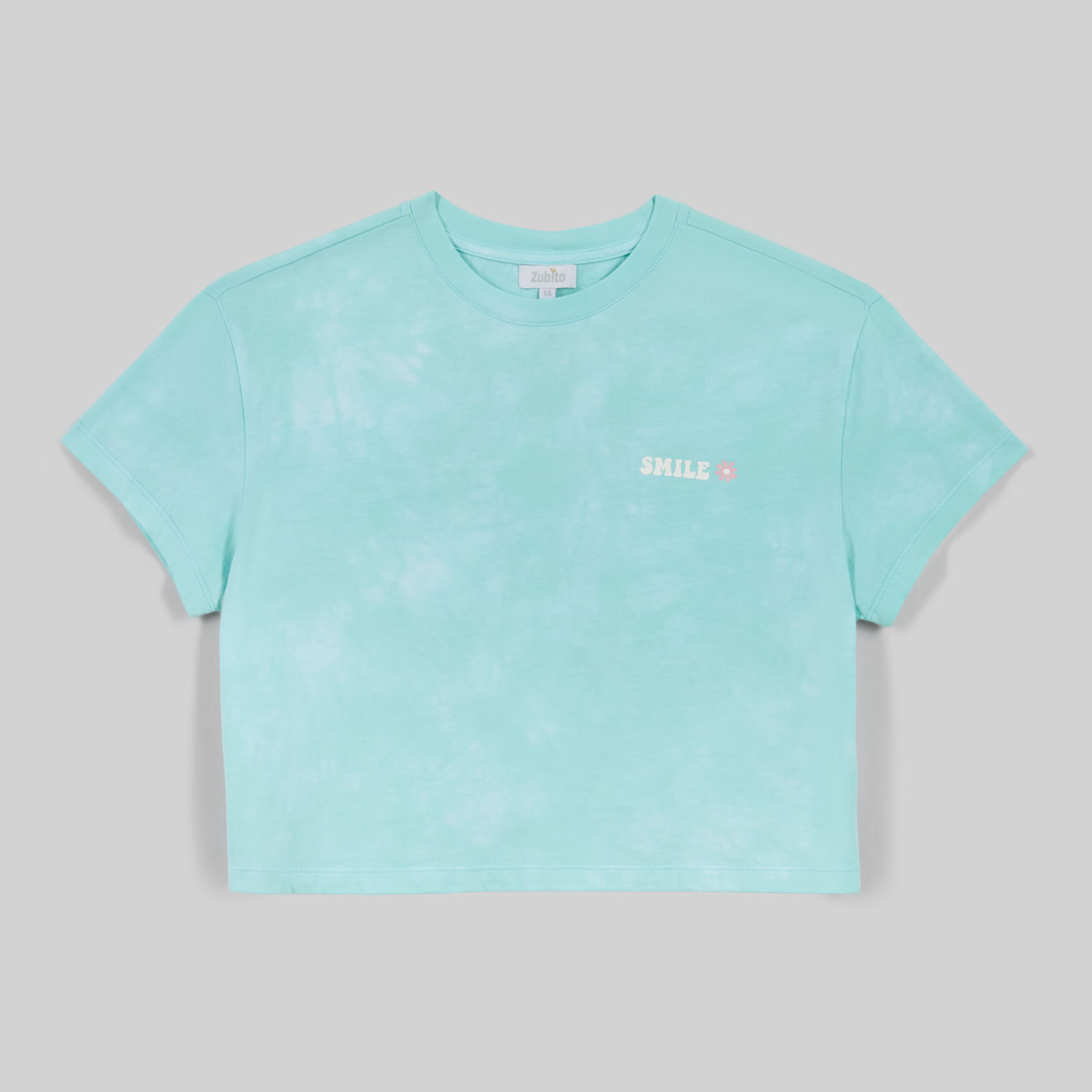Polo Para Teen Niña Zubito Crop Tie Dye