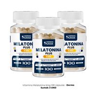 Melatonina plus 5mg - 100 Cap - Dermo Sumak  3 und
