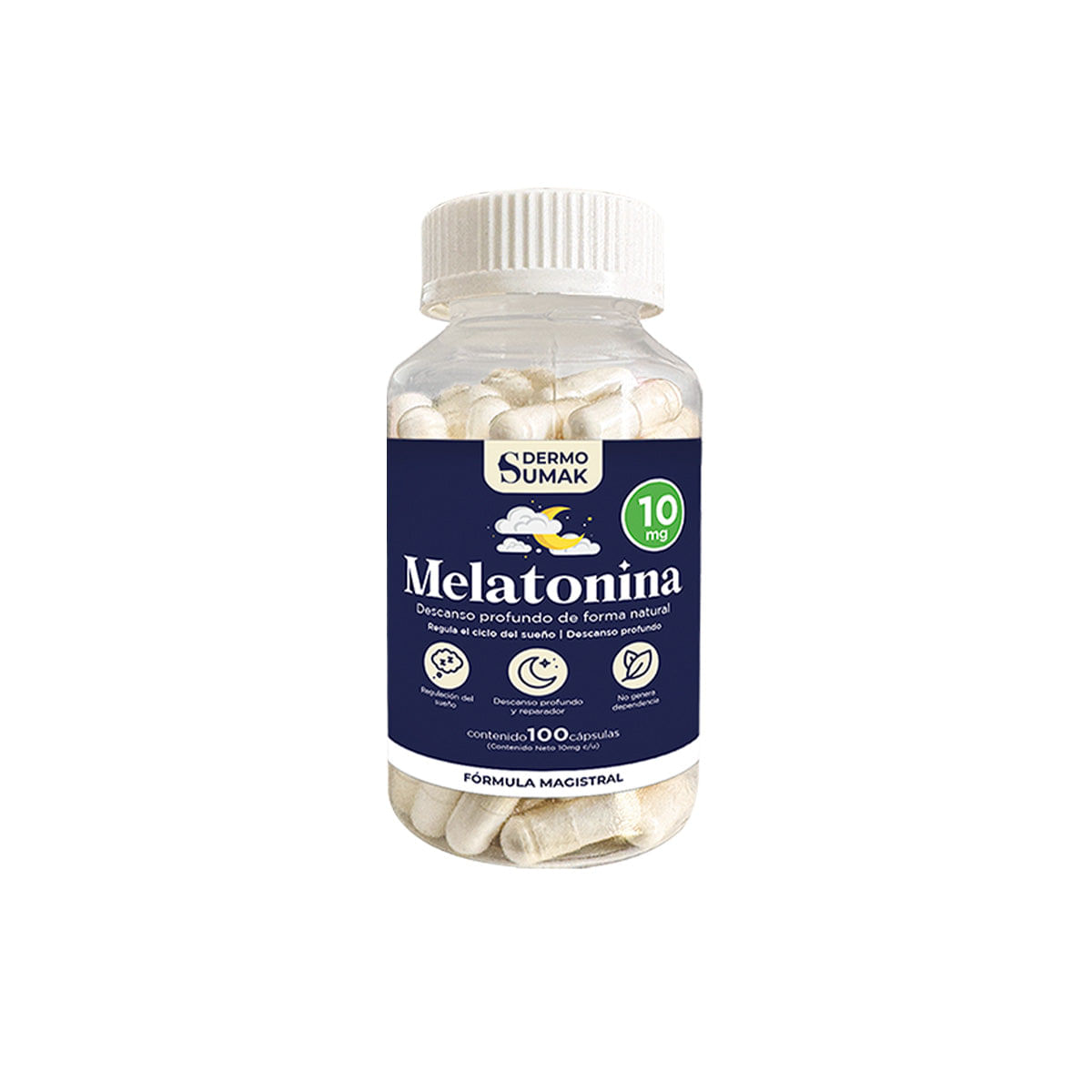 Melatonina complex 10mg 100 Capsulas Dermo Sumak