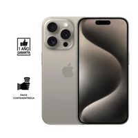 iPhone 15 PRO MAX ESIM 256 Gb I Reacondicionado Grado A I color: Titanio Natural