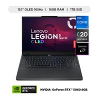 Laptop Gamer Lenovo Legion 5i Intel Core i7 16GB RAM 1TB SSD RTX 5060 8GB 15.1"" OLED WQXGA 165Hz