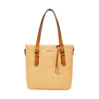 Cartera Briganti Satchel BRI-CM2607 Rafia/Natural