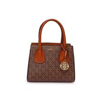 Cartera Briganti Satchel BRI-CM2604 Marrón/Natural