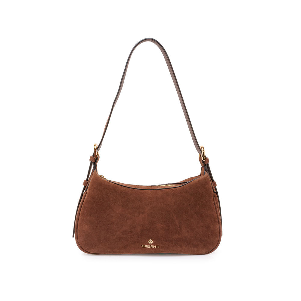 Morral Briganti Shoulder Bag BRI-MO2605 Marrón