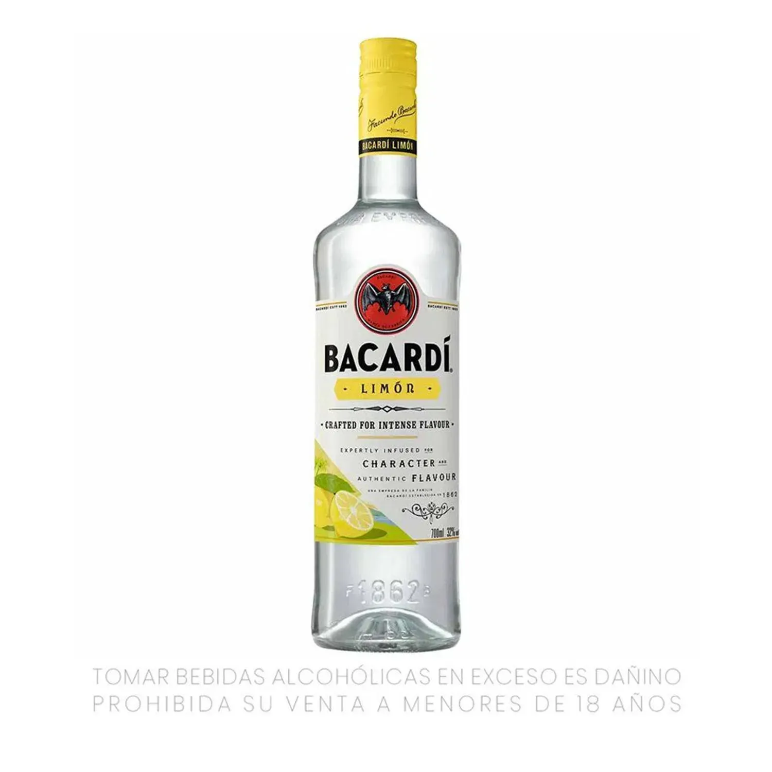 Ron Bacardí Limón Botella 750 mL