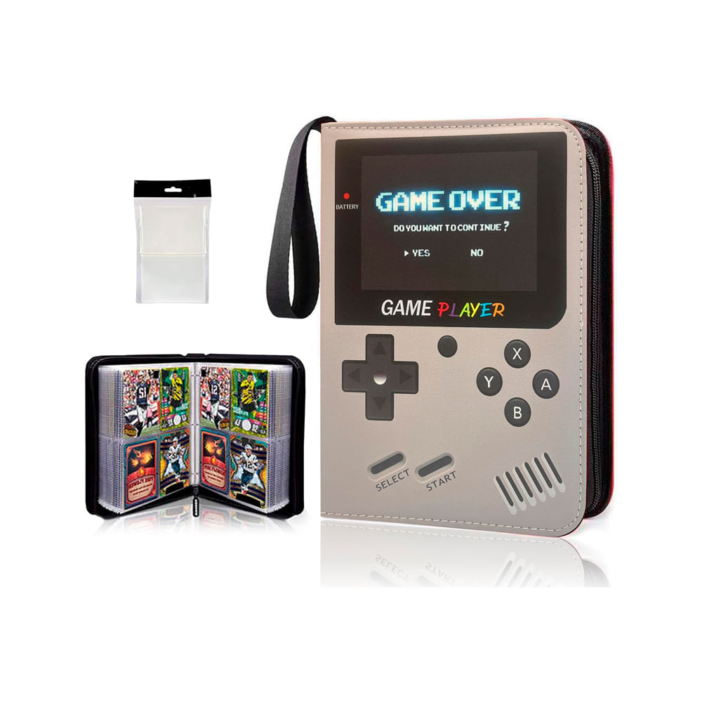 Folder 4 Pocket 400 Cartas Grey GameBoy
