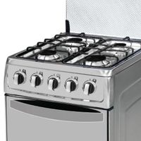 Cocina Oster a Gas 4 Hornillas OS PGSC20G4HTSS Plateado