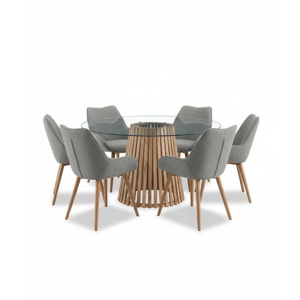 Juego De Comedor Paros 6 Sillas