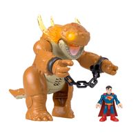 Figura De Accion Imaginext Superman Y Kaiju