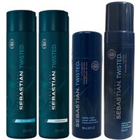 Shampoo 250ml + Acondicionador + Crema Mousse Sebastian Twisted