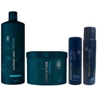 Shampoo 1000ml + Mascarilla + Crema + Mousse Sebastian Twisted
