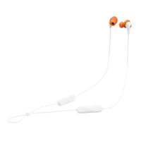 JBL - Audífono Endurance Run 3 Bluetooth IP65 - Blanco/Naranja