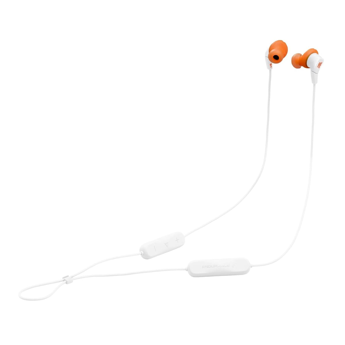 JBL - Audífono Endurance Run 3 Bluetooth IP65 - Blanco/Naranja