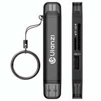 Lector de tarjetas Ulanzi CR1 3 en1  Tipo  USB C Y USB A  SD/TF/USB