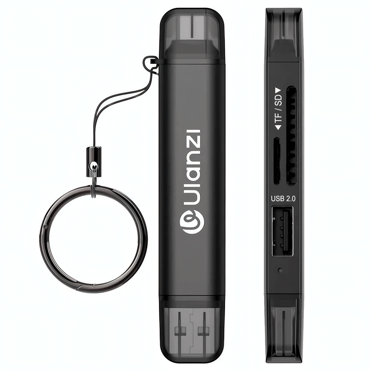 Lector de tarjetas Ulanzi CR1 3 en1 Tipo USB C Y USB A SD/TF/USB