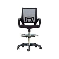 Silla Cajera Alta Atlantis Negro - B Nylon - A Cromado Ofideas
