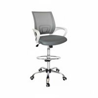 Silla Cajera Alta Atlantis Color Gris/Blanco Ofideas