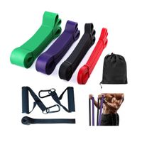 Set 4 Bandas Crossfit Ligas Elásticas De Resistencia Gym