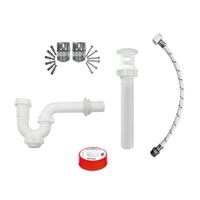 Kit de Instalación para Lavatorio Trampa ""P"" de 1 1/2"" x 1 1/4"" Metusa