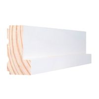 Marco de Madera Pino Pre Acabado Blanco 32x90x2130mm