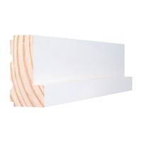 Marco de Madera Pino Pre Acabado Blanco 32x60x2130mm