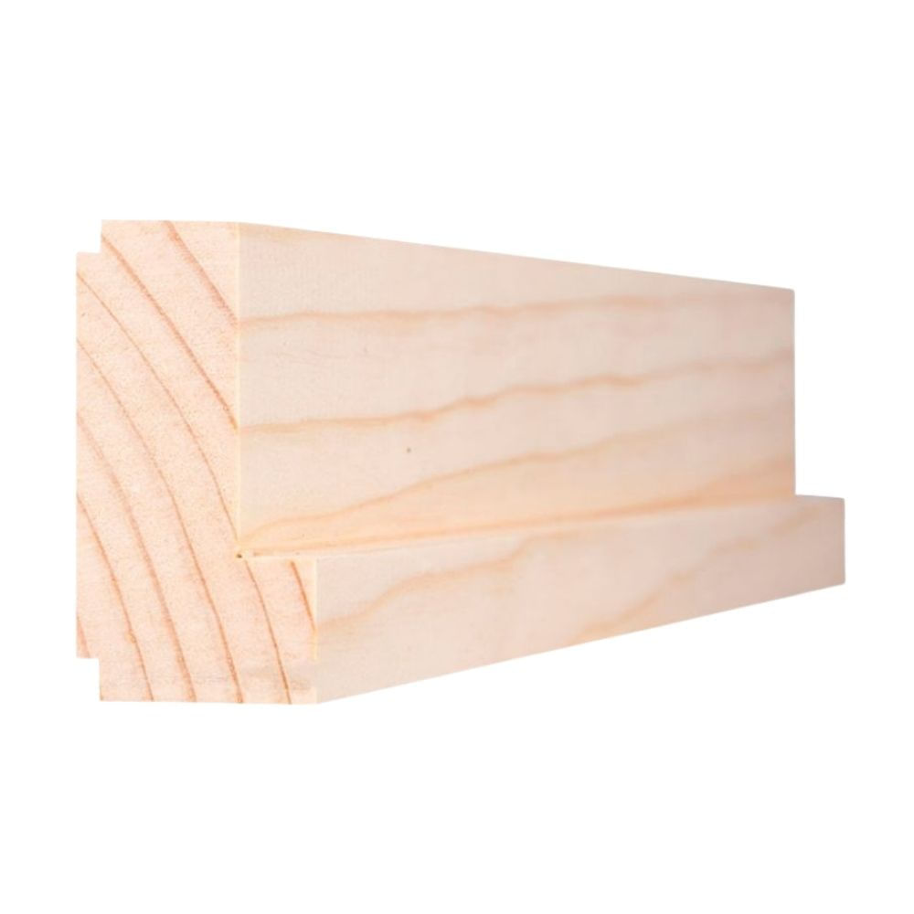 Marco de Madera Pino Natural 32x60x2440mm