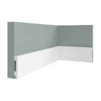 Zócalo Nordic Blanco 8cm Makensi