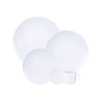 Juego de Vajilla Tramontina Leonora en Porcelana 20 Piezas