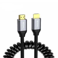 Cable Hdmi a Hdmi 1.5 Metros espiralado NETCOM 2.0 4K 60 Hz eARC