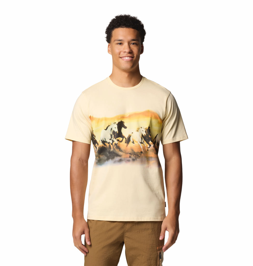 Polo Para Hombre Manga Corta Explorers Canyon™ Amarillo Vestuario