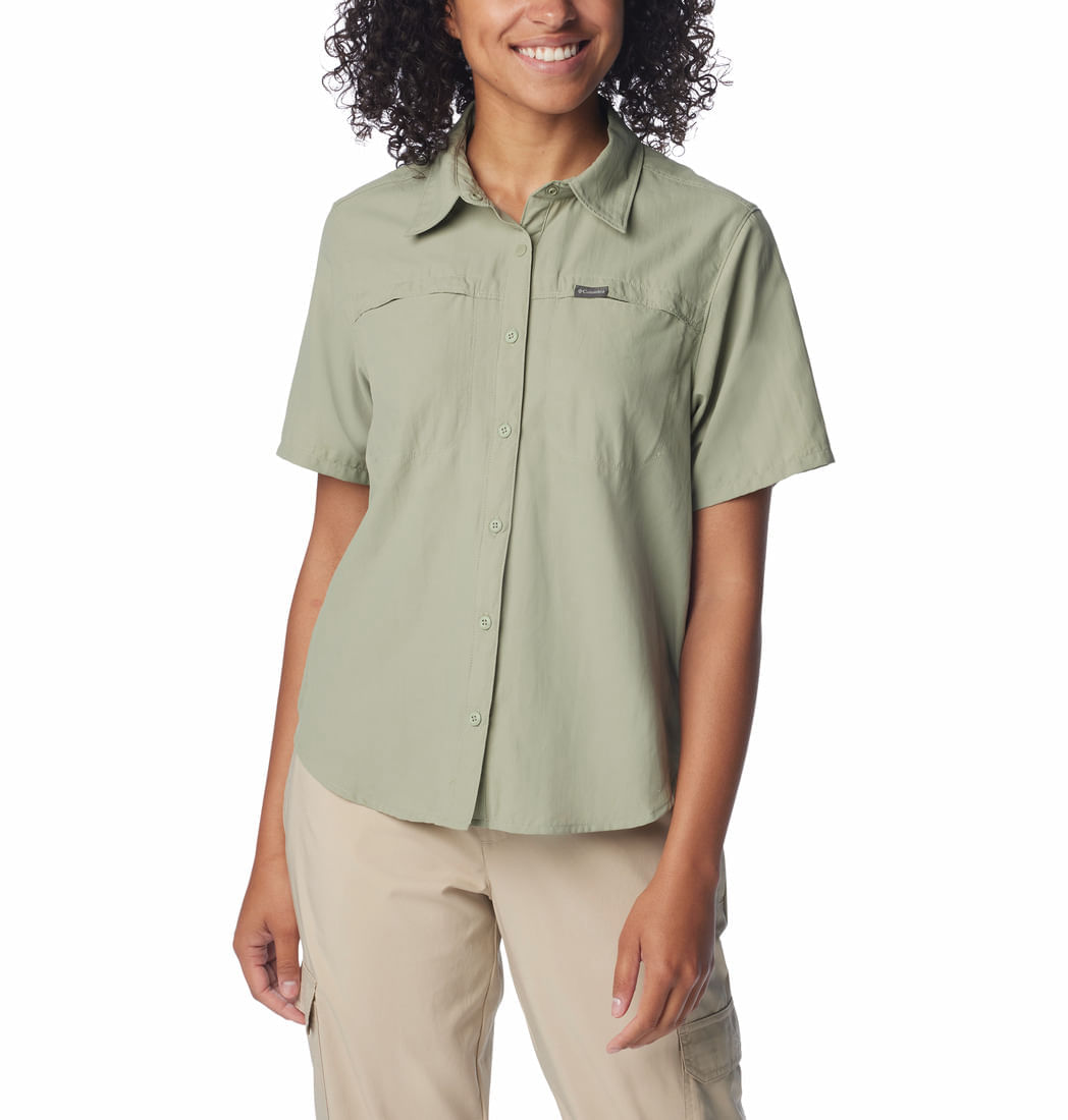 Blusa Para Mujer Manga Corta Silver Ridge™ 3.0 Beige Vestuario