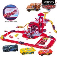 Juguete Pista de Estacionamiento Cars con Torre de Control 6714