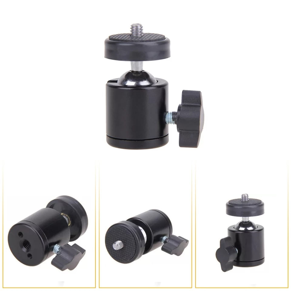Adaptador Trípode Perno 1/4"" A 180°
