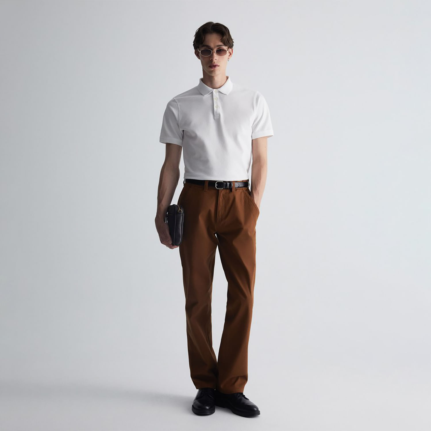 Polo Hombre Sfera Bubble Blanco